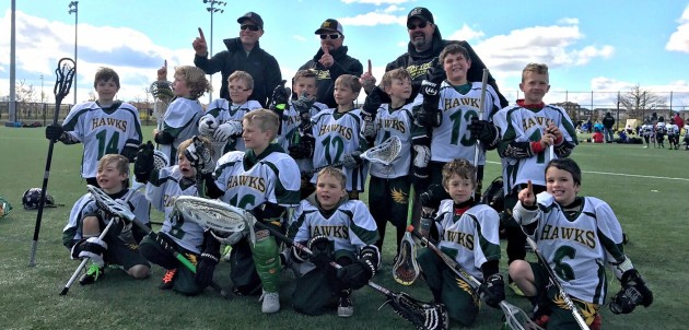 Huntsville Hawks U9 Tykes field lacrosse team finish season almost undefeated
