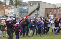 Motivations Fitness got the hikers warmed up on a chilly day