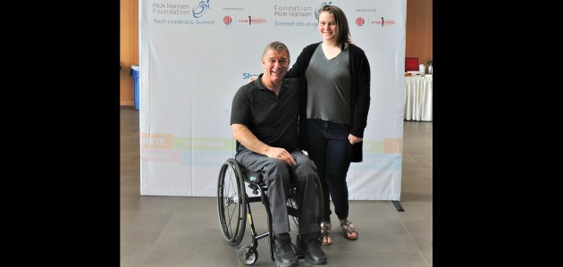 Local grade eight student champions accessibility at national Rick Hansen Youth Leadership Summit