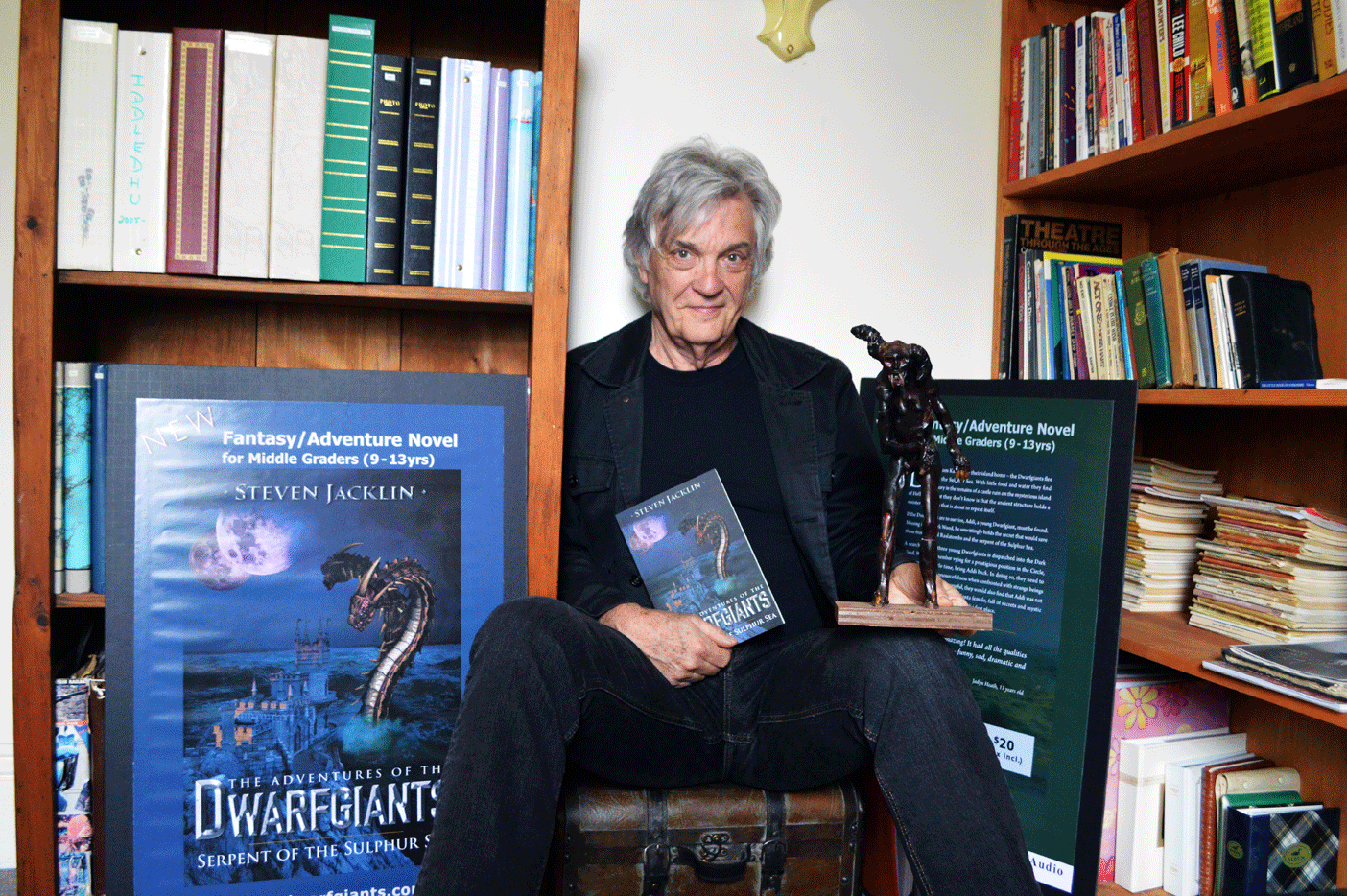 Steven Jacklin takes readers on a magical journey in his new novel Dwarfgiants.