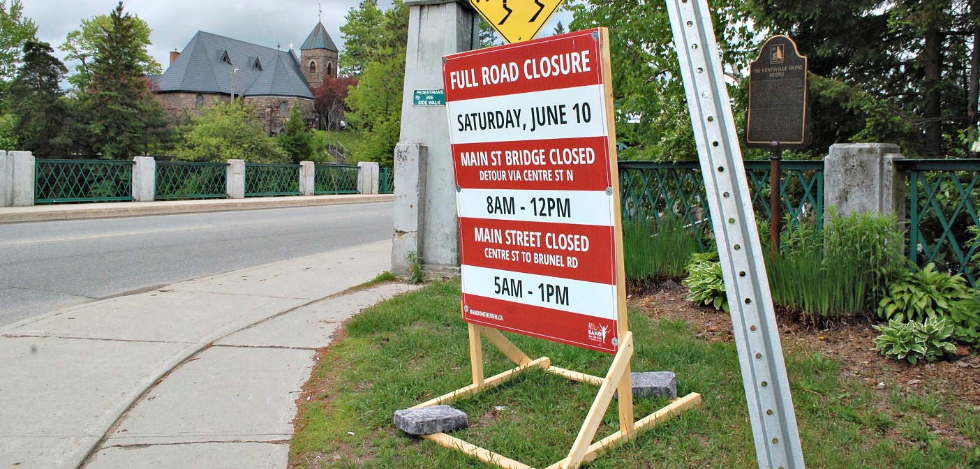 Band on the Run road closures