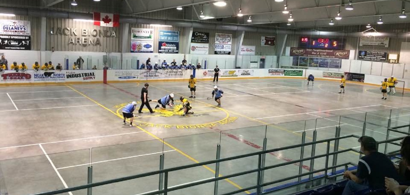 The Huntsville Hawks met the Barrie Bombers on June 8 at the Jack