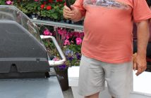 Bob Graham mans the barbecue