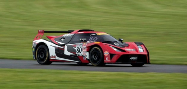 Martin Barkey is sitting in sweet second, halfway through race series