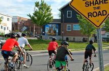 The ride is also about raising awareness for cyclists and motorists to share the road