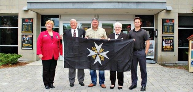 Flag-raising at Town Hall honours 76 years of St. John Ambulance service to community