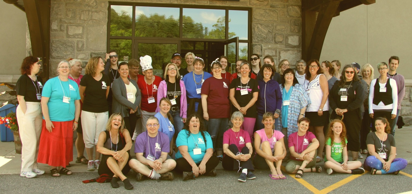 Writers and volunteers at the 2017 Muskoka Novel Marathon (supplied photo)