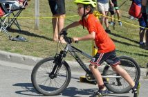 Heading out of the bike transition