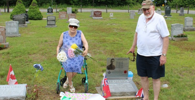 Decorating history at Madill Church Cemetery
