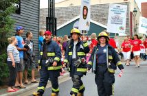 Huntsville's original fire brigade was represented by members of the Huntsville Lake of Bays Fire Department