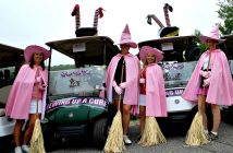 (From left) Brywn Perera, Kristin Adams, Melissa Key and Nicola MacKay are 'Brewing Up a Cure'