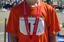 John Boddy, 6, from Barrie placed 4th