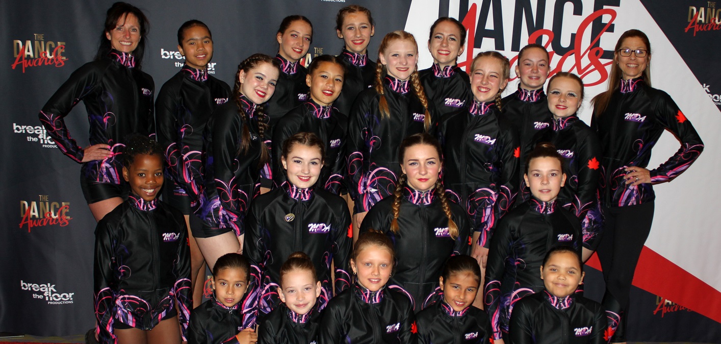 The Muskoka Dance Academy’s national dance team in Las Vegas