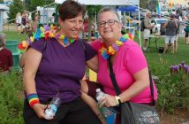 Vicki Malezis (left) and Laura Horsman have been together 26 years and got married in 2005
