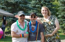 (From left) Greg Perras, Todd Bolivar and Alex Jones