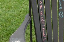 And festival-goers could leave messages in chalk on a Muskoka chair