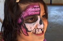 Pirate faces are popular with both girls and boys (Photo: Painted Kids)