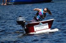 The Hidden Valley Resort captain works hard to restart her engine