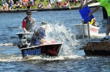 Few captains made it past the bell without getting doused (Photo: Cheyenne Wood)
