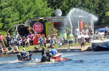 Captains got hosed as spectators remained dry on shore (Photo: Cheyenne Wood)