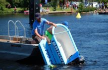 And Pipefusion volunteers retrieved the capsized tubs