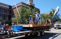 Pipefusion couldn't use a NyDock for the race so they settled for a tub