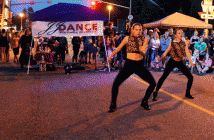 Dancers from JJ Dance got their groove on and the audience loved it.