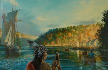 Queenstown Landing Fall 1811, by Peter Rindlisbacher