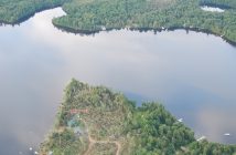 A view from above Bella Lake looking northeast toward Dotty Lake (Photo: Brian Tapley)