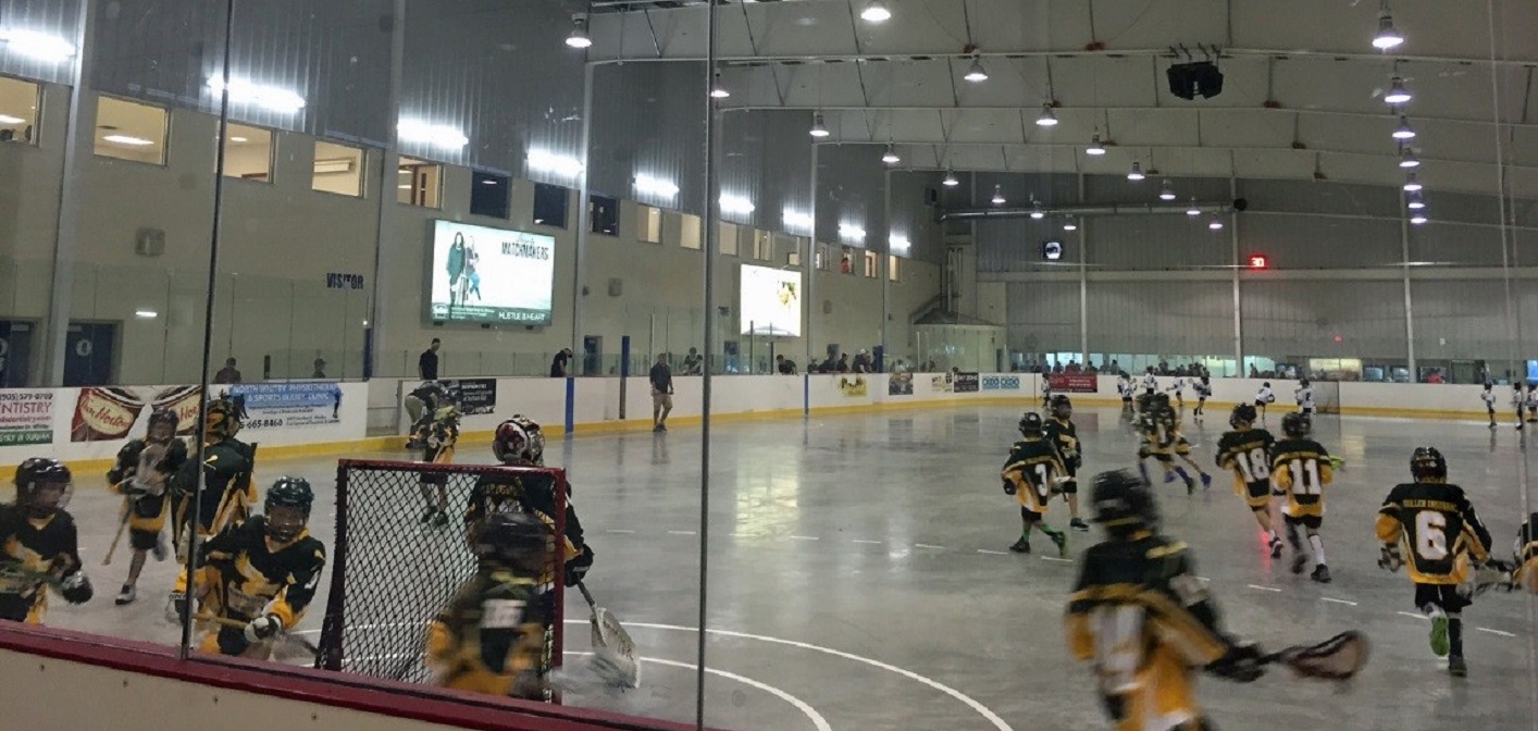 The Moller Insurance Hawks warming up in Whitby