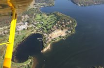 Algae bloom in Peninsula Lake near Deerhurst Resort in the week of September 11 (Photo: Brian Tapley)