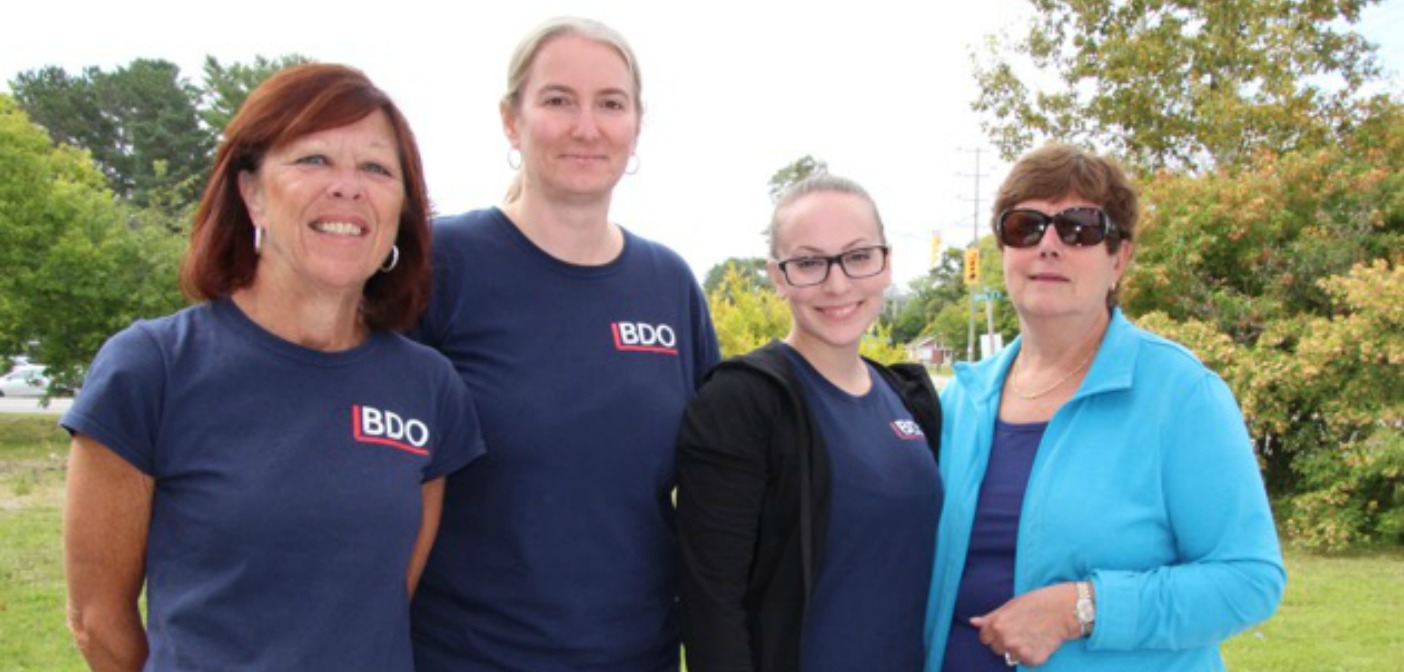 Debbie Liddle, Kim Rogers, Alicia Horne and Shirley Quinn of BDO are some of the people who made it all happen