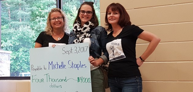 Local law student Michelle Staples receives second annual Mark’s Ride Scholarship
