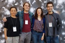 ...and flimmakers alike (from left) Dany Chiasson (L'Audition), Brodie Cooper (The Armoire), Laura Nordin (Cleo), and Evan Cooper (The Armoire)