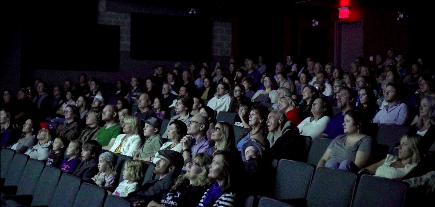 The audience at CineMuskoka’s opening night screening of To the Orcas With Love (Photo: CineMuskoka)
