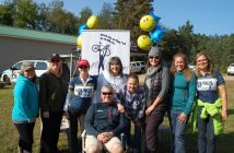 Events like Mark's Ride couldn't happen without volunteers like (from left) Tiffany Johnston, Sabrina Chapman, Tracey Christian, Annette Casullo, Joan Kennedy, Danie Diakun-Ramirez, Carlee Wood, Sybille Pieper and (in front) Bob Sutcliffe
