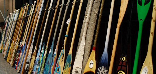 Algonquin Outfitters paddle auction poised to raise more than $17,000 for local art groups