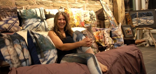Artist Pam Carnochan ‘paints’ in a unique medium: wool