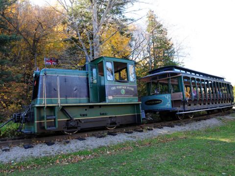 This 'Crazy Train' - the Portage Flyer - will crush your problems during Culture Days 2017 (Photo: Muskoka Heritage Place)