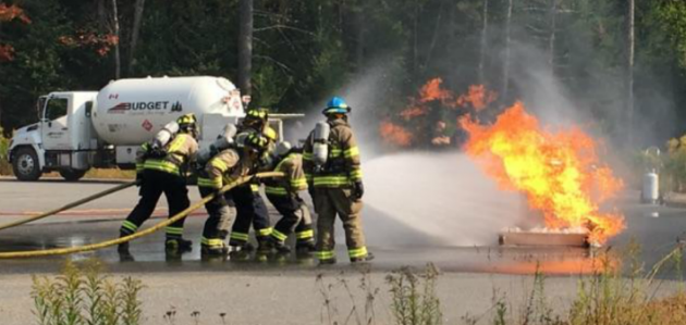 Local propane companies help firefighters get valuable training