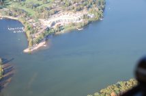 September 22 Algae bloom near Deerhurst Resort on Peninsula Lake (Photo: Brain Tapley)