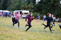 There's always smiles when people take part in the races.