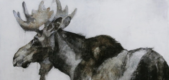 Artist Beverley Hawksley creates richly textured portraits of her wildlife subjects