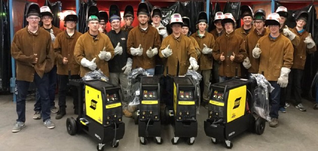 HHS Manufacturing department receives $20,000 grant for new welding equipment
