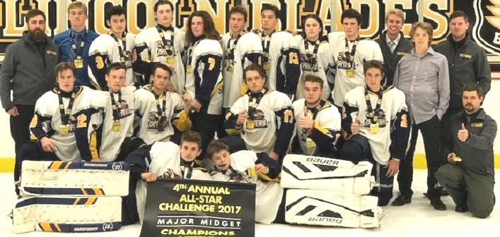 Major Midget gold at all-star challenge