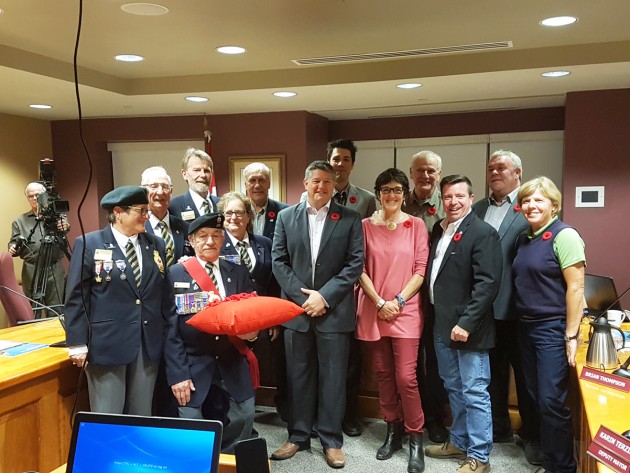 Council helps kick off poppy campaign