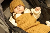 Henley Stroud's peanut costume came all the way from family in England for her first Hallowe'en