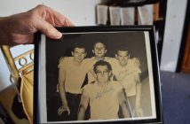 And he also has a signed photograph of Buddy Holly and the Crickets. A prized possession!