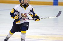 Otter Braeden Higgs had a goal in the game.