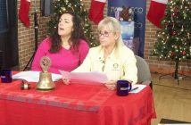 Auction hosts Pam McCluskey (left) and Deb Knobelsdorf (supplied photo)